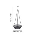 thumbnail image 3 of Agiferg Metal Black Bird Feeder Net Hanging Decorative Bird Feeder Tray, 3 of 6