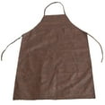 thumbnail image 2 of Delantal de cuero unisex para limpieza de césped de cocina y laboratorio multiusos marrón kusrkot Delantal de la cocina de la PU, 2 of 8