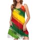 thumbnail image 2 of Vestido Casual de las Mujeres sin Mangas en Gradiente Cuello de Tripulación, Vestido Ligero de Primavera Y Verano de Poliéster, 2 of 6