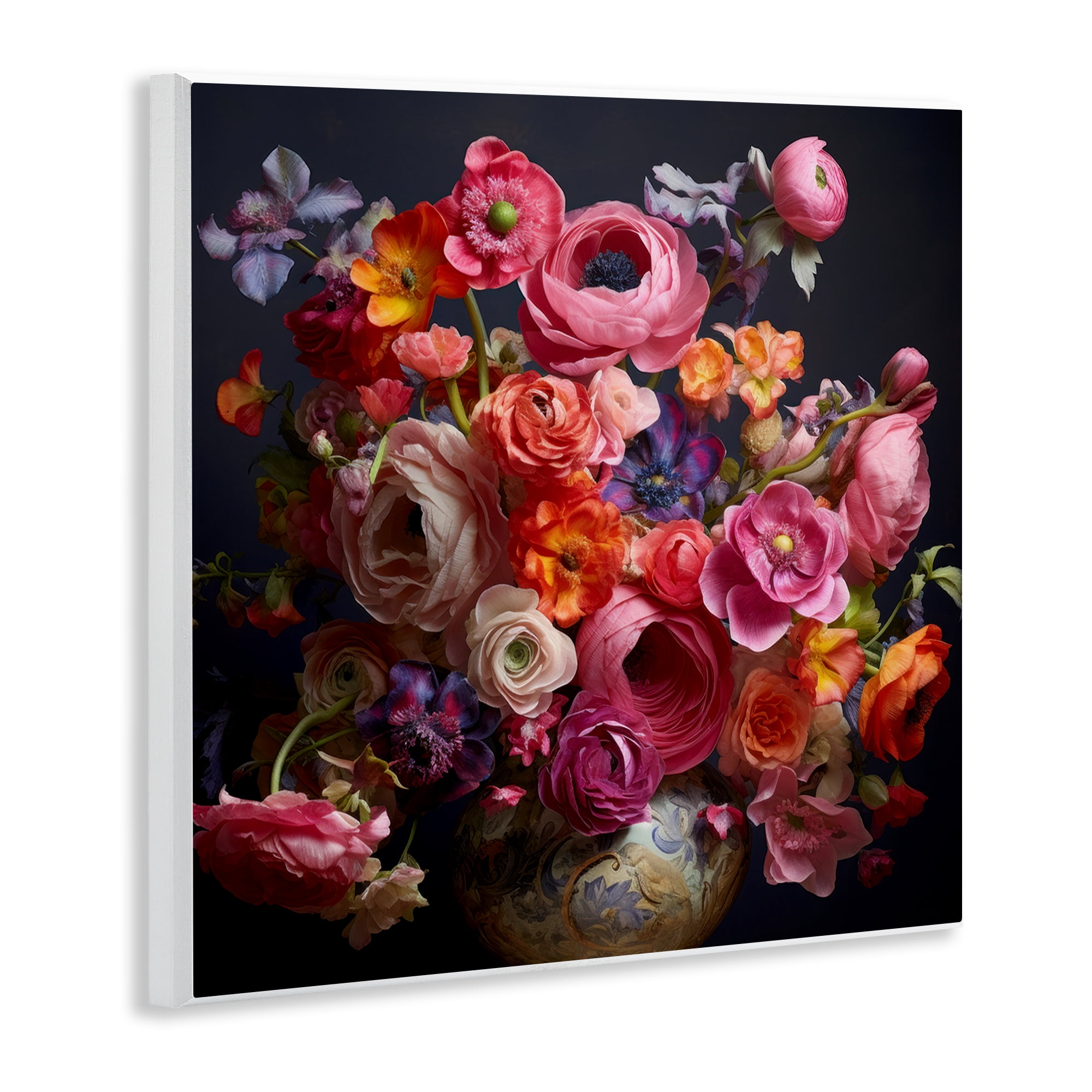 Stupell Industries Harmonious Composition of Florals Wall Plaque Art, design by Lazar Studio