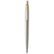 Sanford  Jotter Gel Pen - Retractable - Medium 0.7 mm - Black Ink - Stainless Steel Barrel