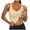 Beige, variant on Xixinqiwan No Boundaries Summer Tank Top for Women,Womens Scoop Neck Tank Tops Longline Padded Sports Bra Spaghetti Strappy Workout Yoga Crop Tops