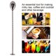 thumbnail image 2 of Cuchara de cóctel, cuchara de bar Cuchara de mezcla de acero inoxidable con forma de espiral(#7) Cocina Fugacal NO, 2 of 8