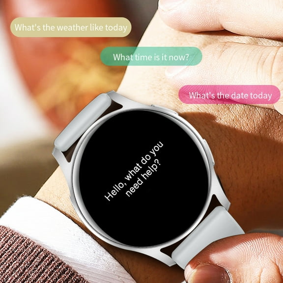 AZXY Android Smartwatch,Fitness Smart Watches,Bluetooth Smart Watch,Sports Touchscreen Health Fitness Trackers Smart Watch for Man Women Father'S Day Gifts and Mother'S Day Gifts,Silver