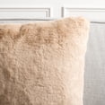 thumbnail image 3 of Safavieh Flayn 18" x 18" Mid-Century Faux Fur Decorative Pillows, Brown (Set of 2), 3 of 4