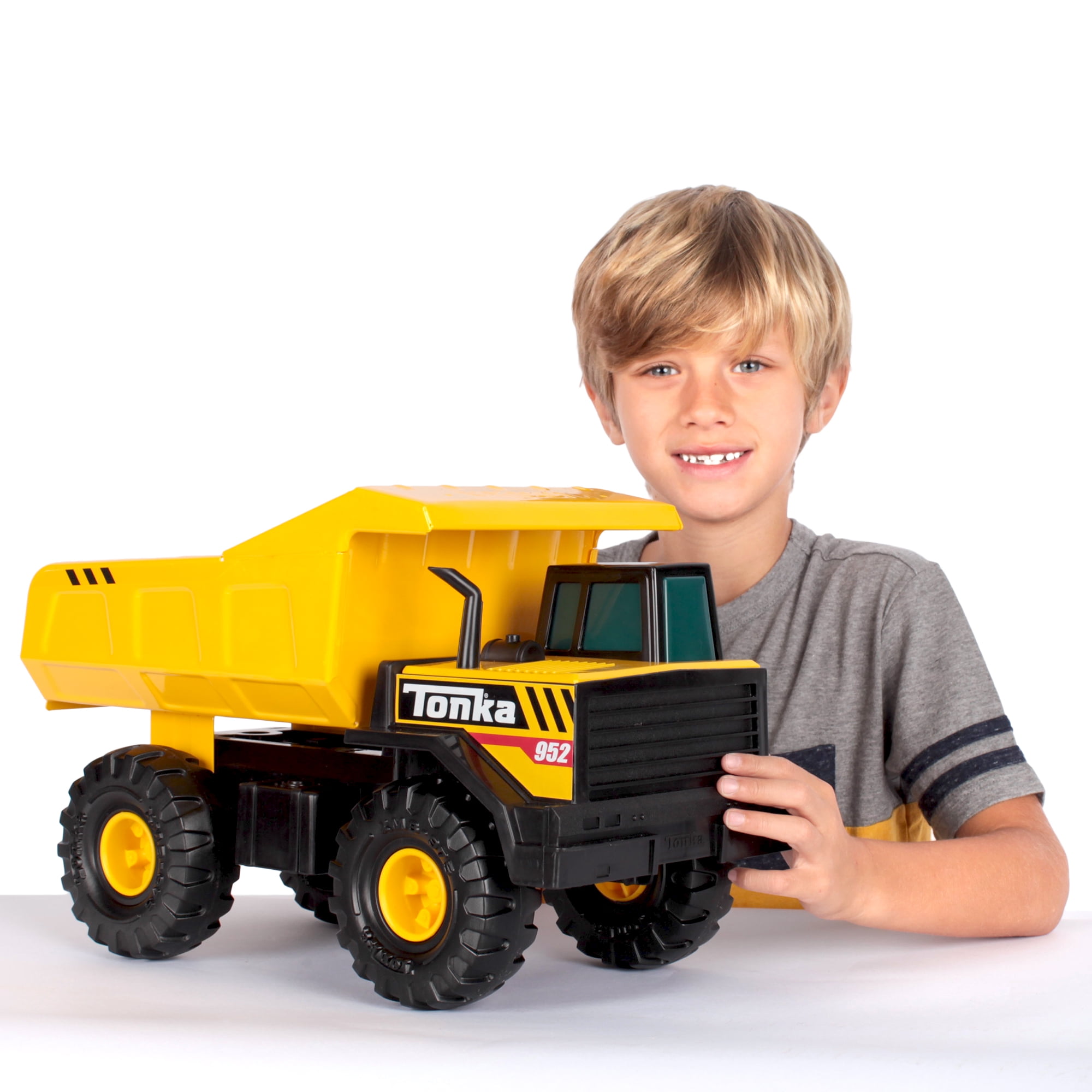Tonka Mighty Dump Front Loader Truck Classic Steel Vehicle Toy Kids Fun Play New 