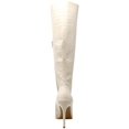 thumbnail image 3 of Charles by Charles David Women's Panic Faux Leather Knee-High Boot Ivory 6, 3 of 3