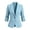 Blazers for women Blue, variant on Blazers for Women Plus Size Solid-Color 3/4-Sleeve Lapel Button-Up Pocket Business Casual Blazer Blue XXL