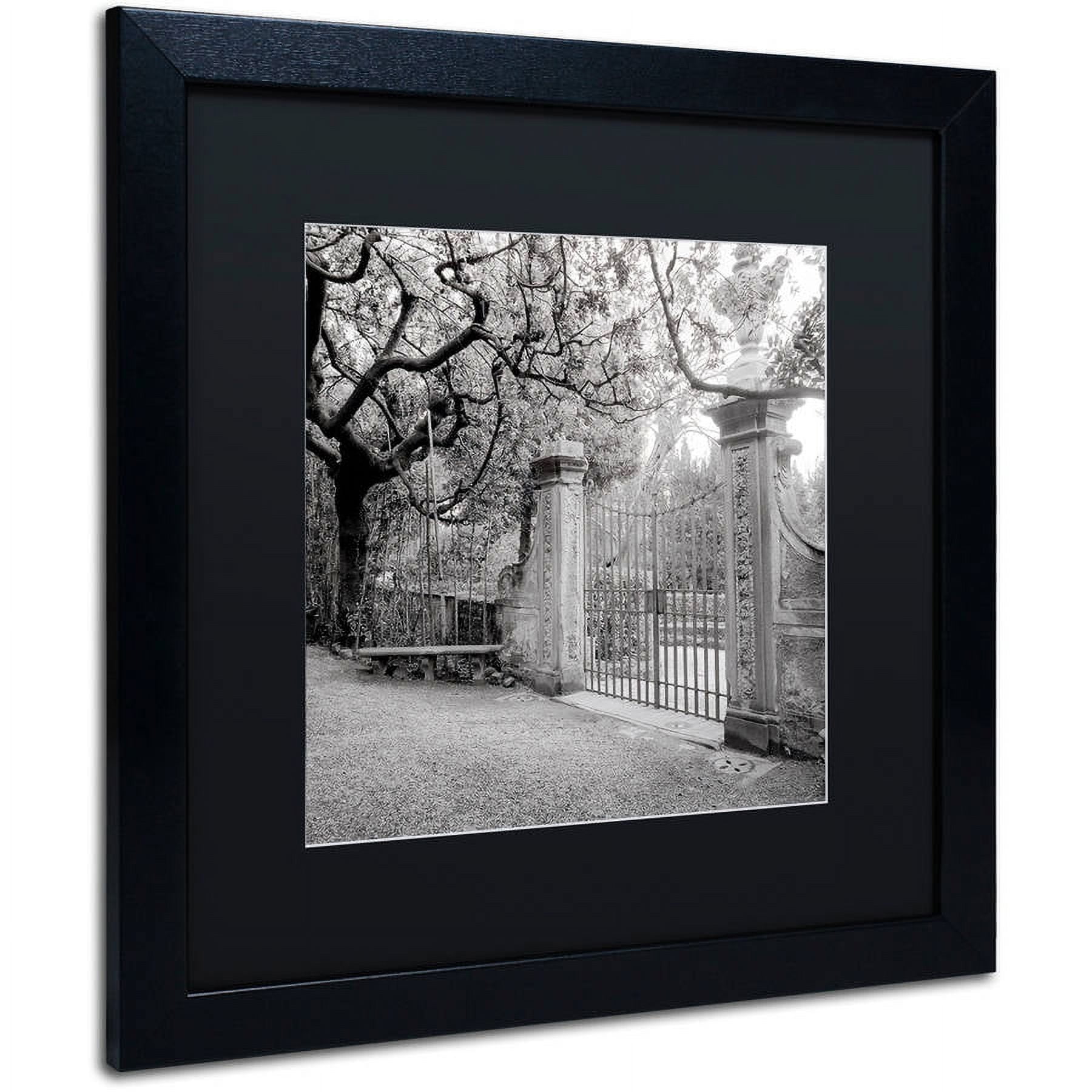 Trademark Fine Art "Firenze I" Canvas Art by Alan Blaustein, Black Matte, Black Frame