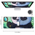thumbnail image 2 of FANNA Mouse Pad Cute Mouse Pad Comfortable Mouse Pad for Home Office Gaming Working Computers Laptop,Pain Relief with Non-Slip (Bubble Panda) 31.5x11.8 in, 2 of 6