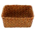 thumbnail image 5 of 1Pc Handmade Woven Basket Simple Storage Basket Multifunctional Container, 5 of 7