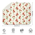 thumbnail image 2 of Tropical Floral Coffee Mat with Blossom and Garden Inspired Design – Fast Drying Microfiber Spill Mat for Coffee Bars and Kitchens, 2 of 4