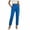 Blue, variant on Women's High Waisted Dress Pants Work Office Pants Casual Straight Leg Ankle Trousers with Pockets Solid Color Elegant Formal Chic