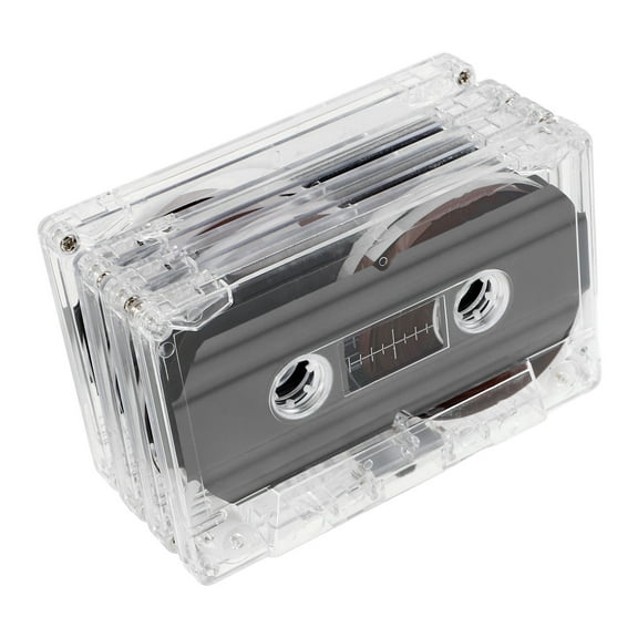 RENACLIPY 4-Pack Standard Size Recordable Audio Cassette Tapes for Music, Voice, Speech, and Sound Recording