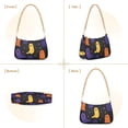 thumbnail image 7 of FORMRS Womens Shoulder Bag with Chain Strap Clutch Purse Cute Tote Handbag, Halloween Colorful Ghosts, 7 of 7
