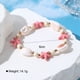 thumbnail image 5 of Granjero Gordo Pulsera de estrella de mar y tortuga marina, pulsera colorida, joyería de playa de verano, roja, 5 of 5