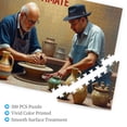 thumbnail image 4 of 500 Piece Jigsaw Puzzle For Adults Potters At Work Artisan Crafts Pottery Senior Men Challenging And Relaxing Adult Puzzle Unique Artwork Great Gift Idea 20.5X15In, 4 of 6