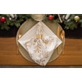 thumbnail image 3 of Contemporary Home Living Round Braided Woven Round Placemats - 15" - Metallic Champagne Gold - Set, 3 of 8