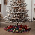 thumbnail image 4 of Sikiie Music Notes Christmas Tree Skirt, Christmas Tree Decorations, Christmas Decor, Tree Mat Decoration(30-48IN)-36", 4 of 6