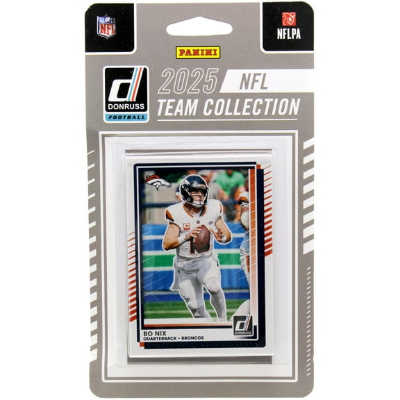 2025 Donruss Factory Sealed Team Set Denver Broncos Bo Nix John Elway