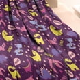 thumbnail image 3 of Purple Dinosaurs Dino Roar Pattern Blanket,Comfortable Soft Lamb Wool Throw Blanket,All Season,Warm Lightweight Blankets for Sofa Bed Couch Living Room Chair,30"x40", 3 of 4