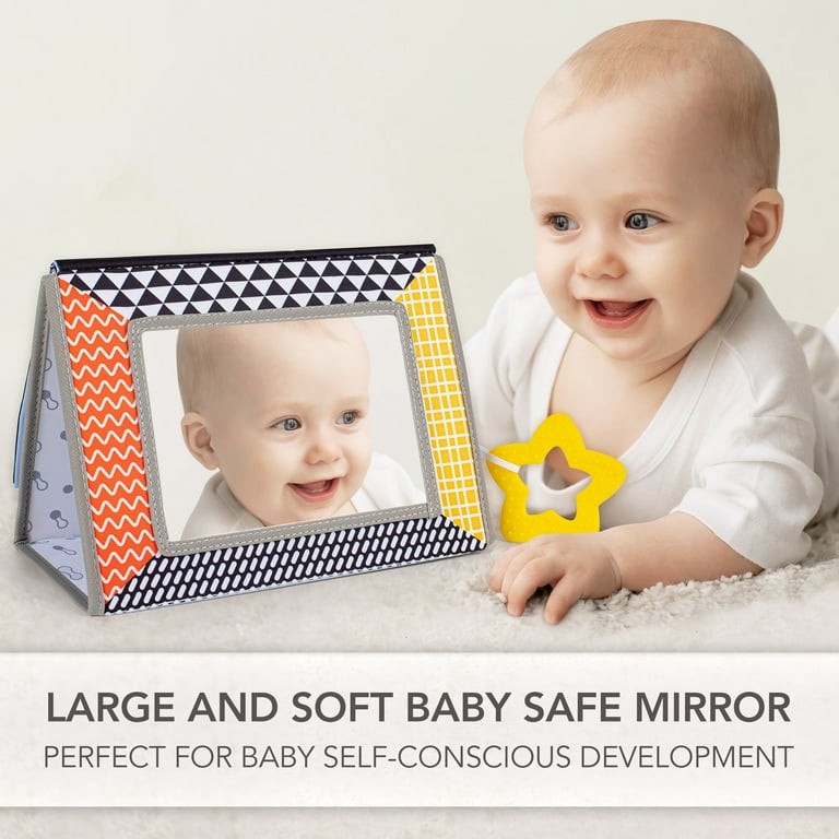Baby Mirror Toys for Tummy Time,Newborn,Infant 0-3-4-6-12 Months