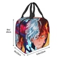 thumbnail image 2 of My Hero Academia Lunch Bag, Anime Lunch Box, Reusable Insulated Lunch Tote Bag For Office Work Pinic, Keep Food Fresh, Meal Handbag, 8.5*8*5 Inch, 2 of 9