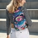 thumbnail image 5 of Disketp Colorful Donut Mochila de Lona Estampada, Mochila Escolar de Viaje Ligera para Estudiantes y Portátil-Small, 5 of 5