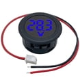 thumbnail image 3 of DQrwqpou Medidor voltios DC 4-100V Pantalla digital LED programable pequeña (azul), 3 of 4
