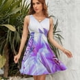 thumbnail image 7 of Purple Butterfly Sundress Sleeveless Dress Summer Women Clothes Dress for Women Dresses, 7 of 7
