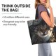 thumbnail image 2 of Balery Pilot Cat In Vintage Plane Bolsa Tote Estilo Estético con Cremalleras, Bolsa de Hombro, Bolsa de Compras Grande y Plegable, 2 of 8