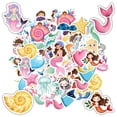 thumbnail image 5 of 35pcs-50pcs Cute Stickers Mermaid Stickers Colorful Stationery Stickers for Laptops Suitcase Phone, 5 of 9