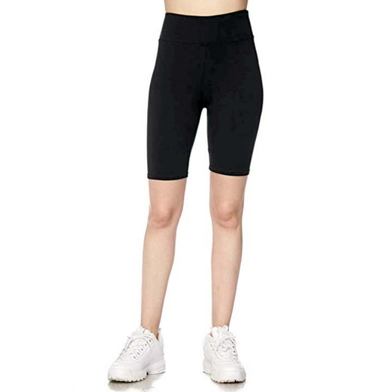 Women's Shorts Wideband Waist Solid Biker Shorts Shorts for Women (Color :  Black, Size : Large) : : Clothing, Shoes & Accessories