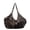 Coffee, variant on Cozy Slouchy Shoulder Bag for Women,Plaid Tote Bag Large Lightweight Hobo Purse Fall Purse for Work Travel