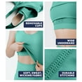 thumbnail image 5 of Nirlon U Tank Top Sports Bra - Nirlux Womens Tops & Sports Bras for Women - Light Cups, Scoop Neck Workout Tops for Women (Pool Blue, 6), 5 of 6