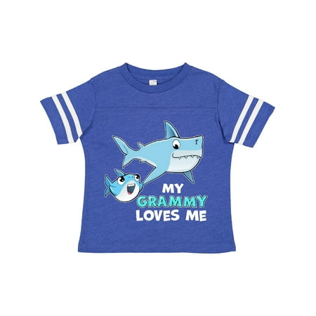 

Inktastic My Grammy Loves Me with Cute Sharks Boys or Girls Toddler T-Shirt