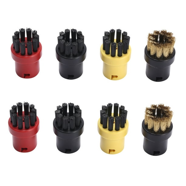 fornuft Shredded skranke Aibecy Steam Cleaner Round Brush Set 8 Pcs Steam Cleaners Cleaning Nozzles Attachments  Accessories Kit Replacement for Karcher SC1 SC2 SC3 SC4 SC5 SC7 CTK10 -  Walmart.com - Walmart.com