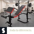thumbnail image 4 of Banco De Ejercicio Universal Fitness Multiposicion Banco De Pesas GYM En Casa Plegable Y Ajustable Banco De Entrenamiento Pecho Brazo Abdomen Fitness (Negro), 4 of 9