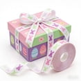 thumbnail image 6 of HuiXinOu Easter Themed Ribbon, 14.76ft Length with Egg and Bunny Checkered Patterns, Festive Floral Ribbon, Ideal for Spring Holiday Decor, Gift Wrapping, Wreaths, Bows and DIY Crafts, 6 of 6