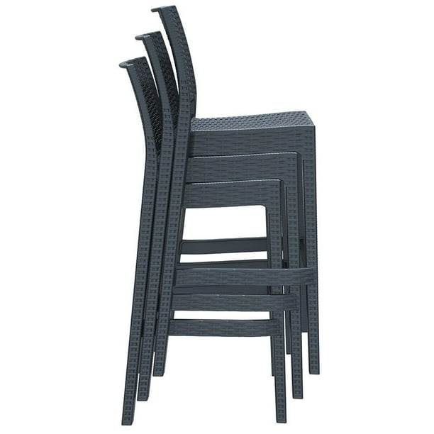 wooden staking chair STAINLESS LEGS OFFICE PARTITITON, Furniture & Home  Living, Office Furniture & Fixtures on Carousell