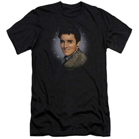 Elvis Presley Starlite Premium Slim Fit 30/1 T-Shirt Black