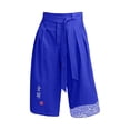 thumbnail image 5 of Men’s Casual Loose Linen Shorts Japanese Traditional Asian Style Bottoms, 5 of 5