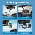 thumbnail image 5 of ASTRAEA 1 Pack Car Phone Holder, 360° Rotatable and Retractable Rear View Mirror Phone Holder for All Mobile Phones, Black, 5 of 7