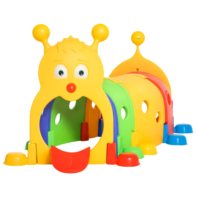 Baby Play Mat, Kids' Play Structure,Toddler Tunnel,Caterpillar Tunnel, Multicolor Soft Play Mat,Hdpe,Polypropylene Kids Foam Mats, Toys Soft Play