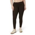 thumbnail image 3 of No nonsense Women's Cotton Legging, Espresso, Large, 3 of 5