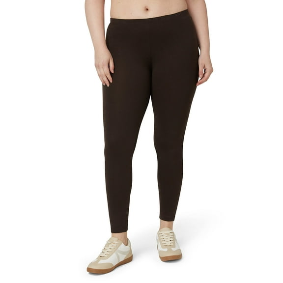 No nonsense Women's Cotton Legging, Espresso, Small