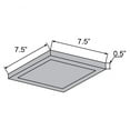 thumbnail image 2 of Access lighting 20814LEDD-BS-ACR 7.5 x 7.5 x 0.5 in. Boxer LED Square Flush Mount, Brushed Steel & Acrylic Lens, 2 of 4