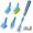 Blue, variant on Guay Clean Kitchen Brush Kit - Cleaning Dish Set with Handle - 5 Piece Multi-Function Brush and Sponge Attachments - Dish Washing Set - Green