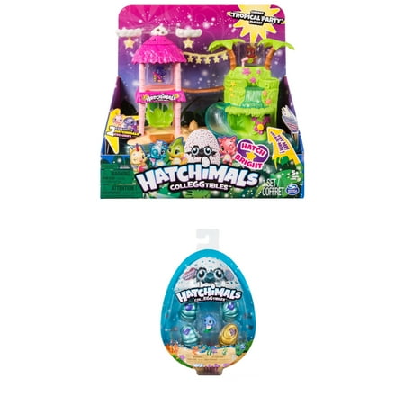 tropical party playset hatchimals