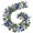 Blue, variant on Lumiparty 6FT Pre-Lit Christmas Garland, Xmas Garland with 20 Lights Flowers Ball Ornaments Berries, Xmas Decorations for Indoor Outdoor Decoration